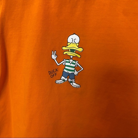 Duck off kids T-shirt orange - Picture 2 of 4